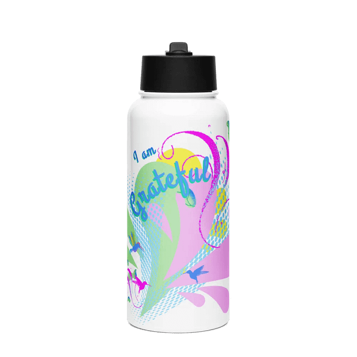 Grateful Heart Stainless Steel Bottle for healthy moms ladies men product image (1)