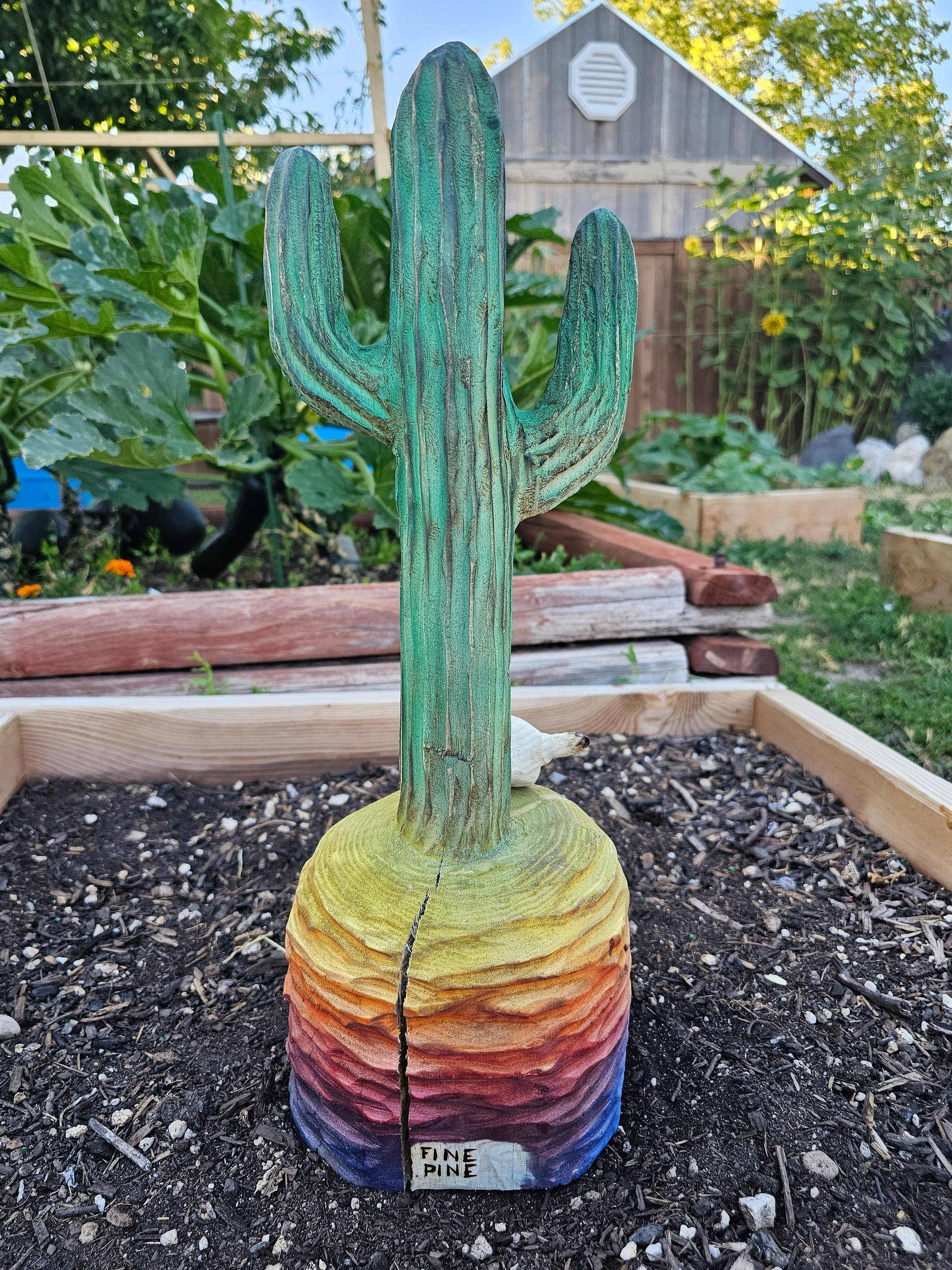 Saguaro Sunset Cactus Carving product image (3)
