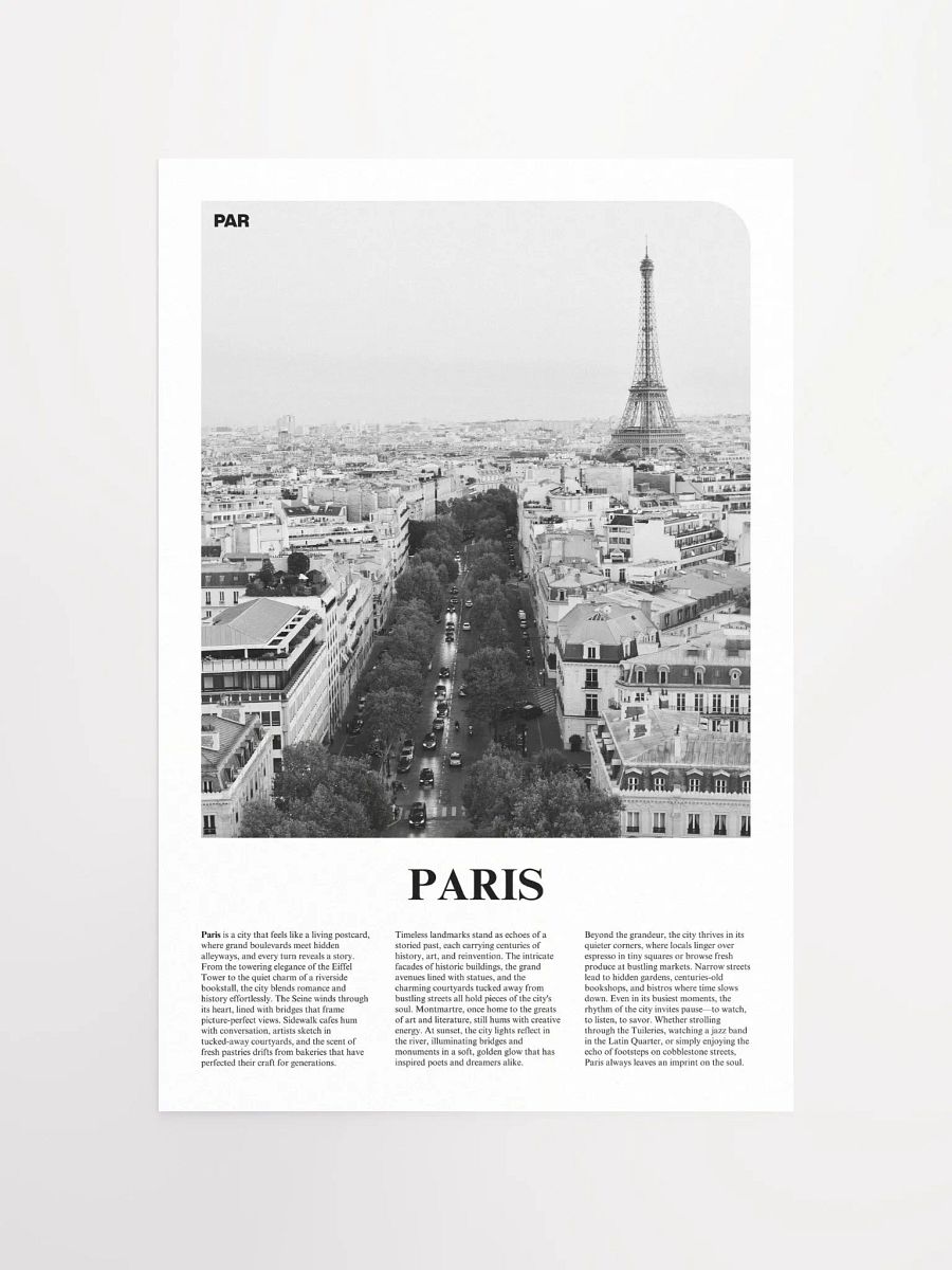 Paris 03 Newspaper Poster product image (5)