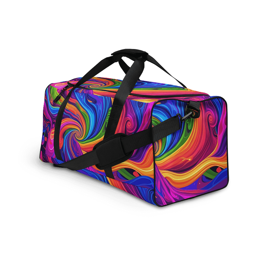 Vibrant Swirl All-Over Duffle Bag product image (3)