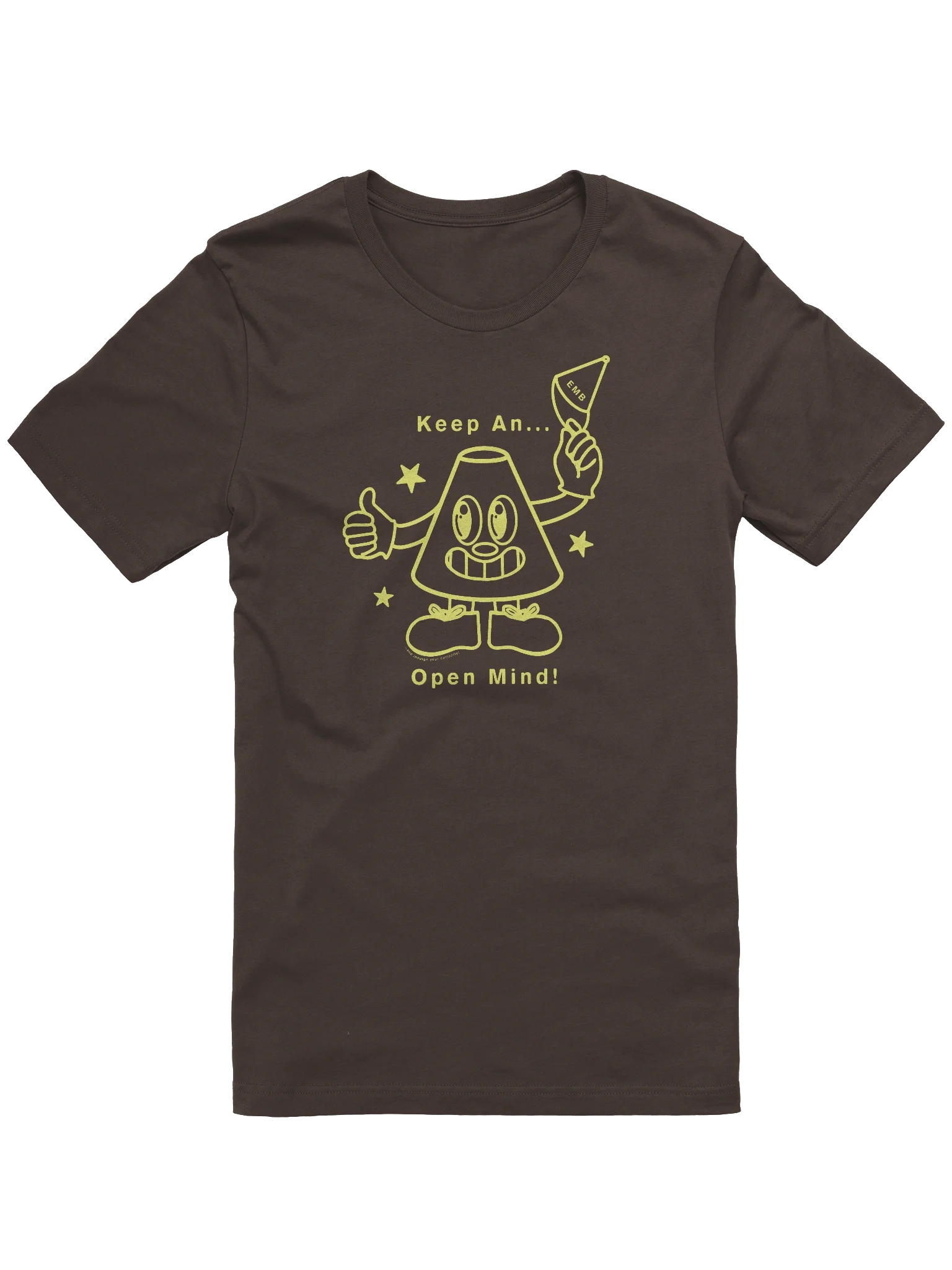 Keep An... Open Mind! Yellow on Brown & Vintage Black product image (1)