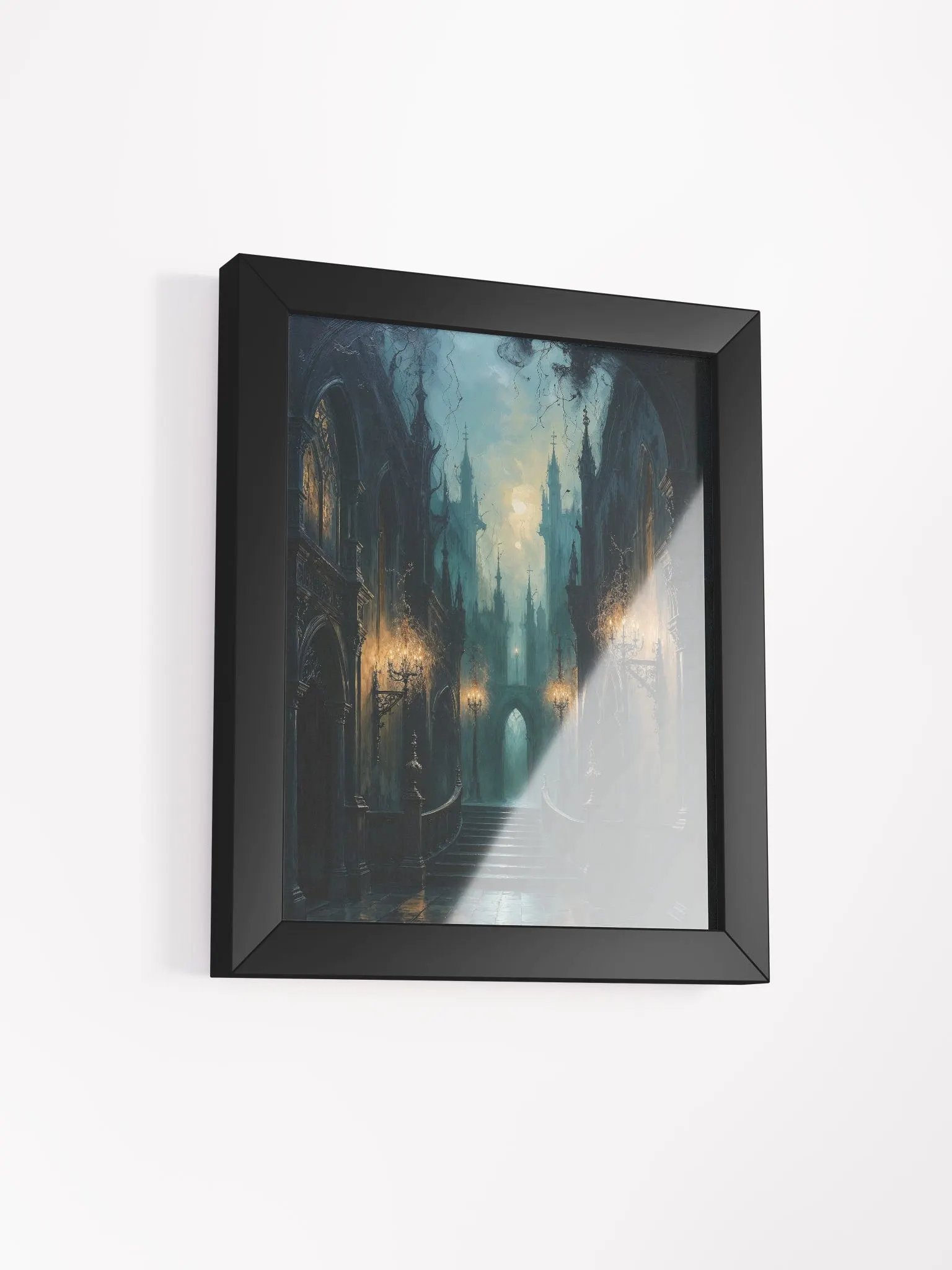 Gothic Archways Framed Print product image (16)