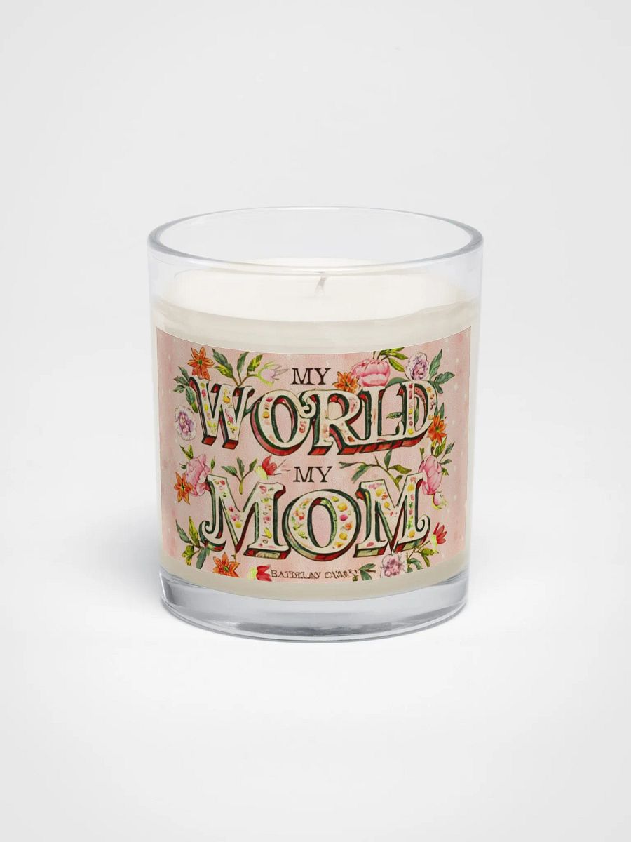 My World My Mom Soy Wax Candle product image (2)