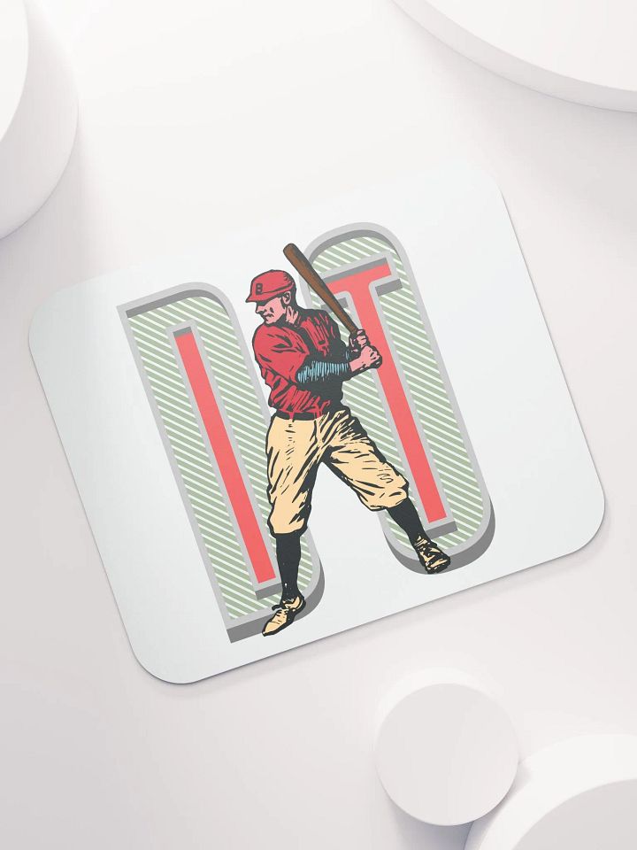 Do It Baseball Vintage Swing Mouse Pad product image (1)
