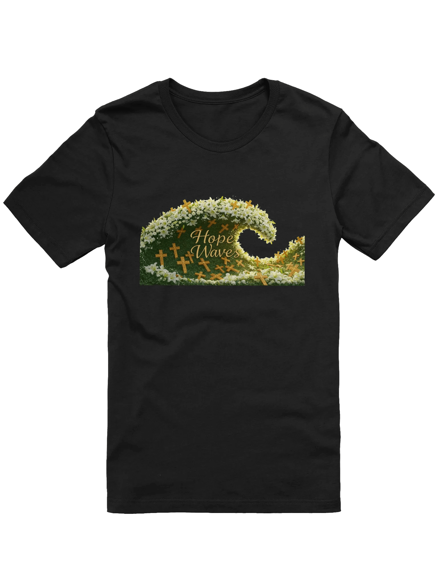 Easter Hope Waves Floral T-Shirt - Easter product image (3)