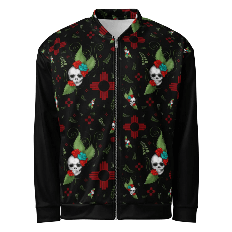 Floral Skulls Zia Bomber Jacket product image (8)