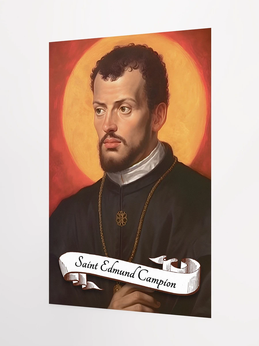 Saint Edmund Campion Patron Saint of the Catholic Press Matte Poster product image (5)