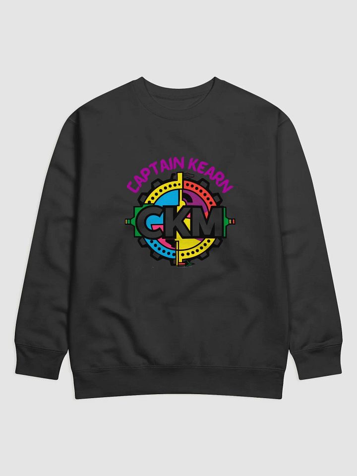 Cheerful 3D Printer Cartoon Face Sweatshirt product image (1)