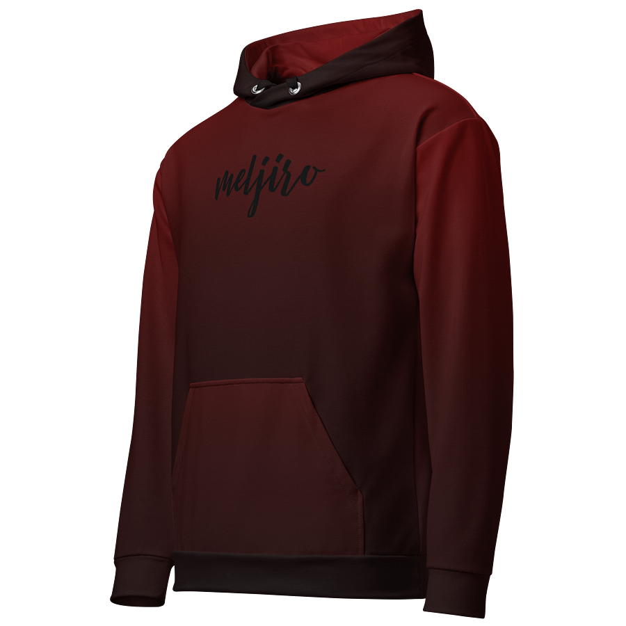 Gradient Meljiro Crimson Hoodie – Bold Style Meets Ultimate Comfort product image (2)