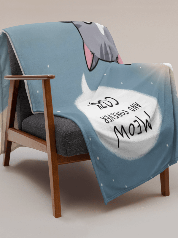 Meow & Forever Cozy Throw Blanket product image (3)