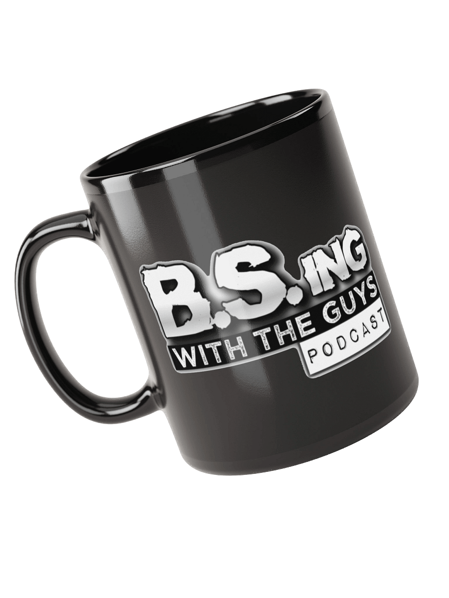 B.S.ing With The Guys black coffee mug product image (1)