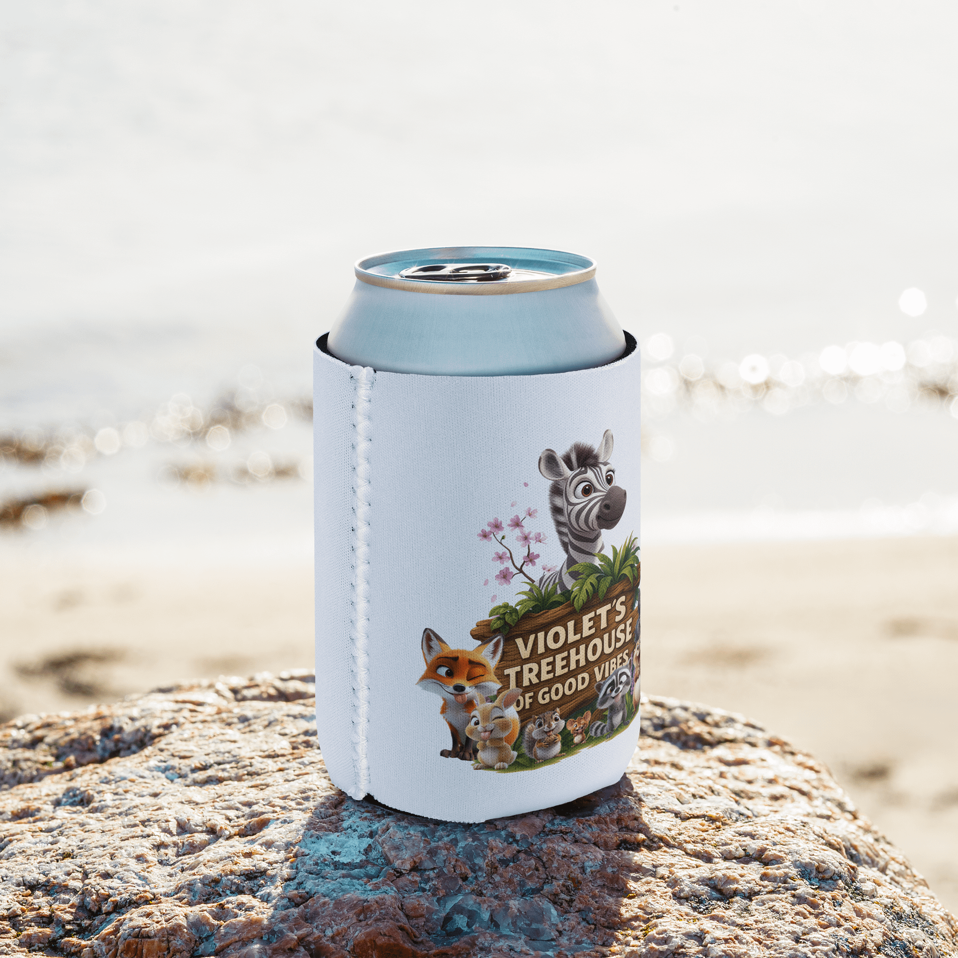 Treehouse of Good Vibes August Koozie product image (9)
