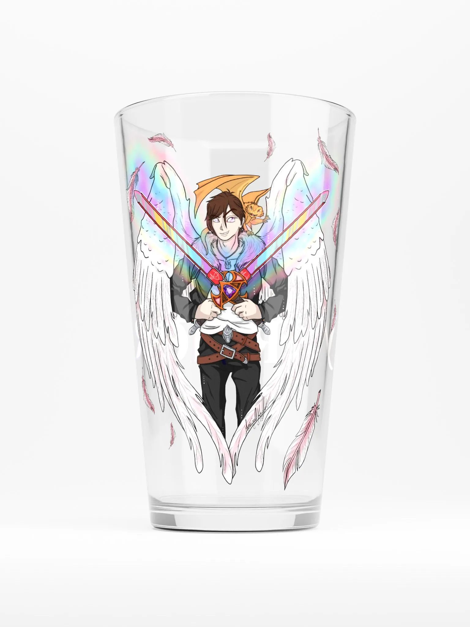 Warrior PRIDE Pint Glass product image (1)