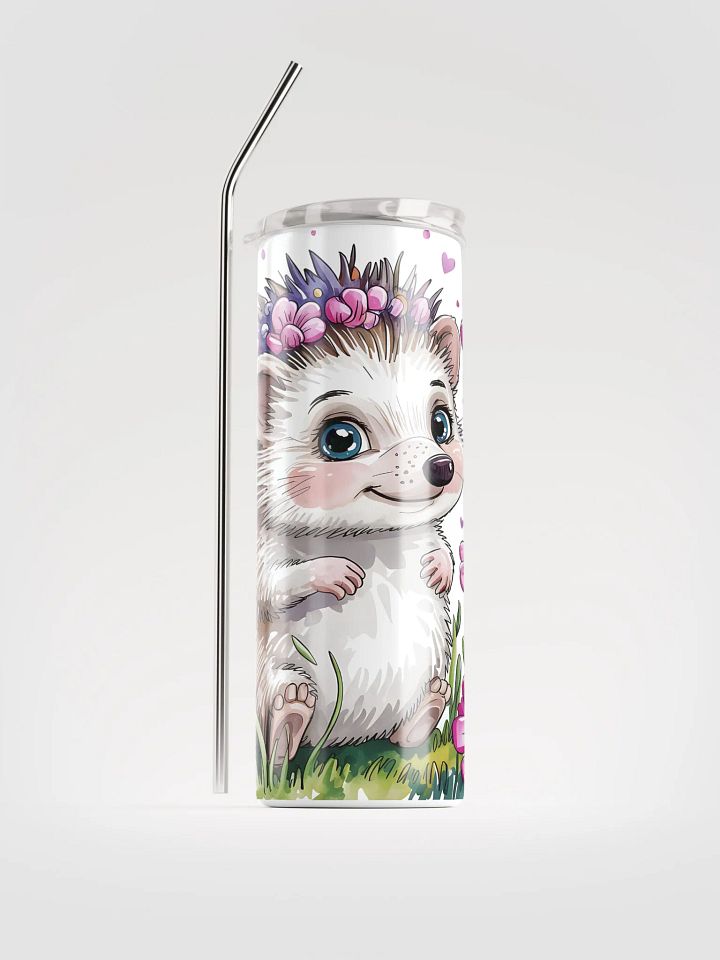Whimsical Hedgehog Stainless Steel Tumbler product image (2)