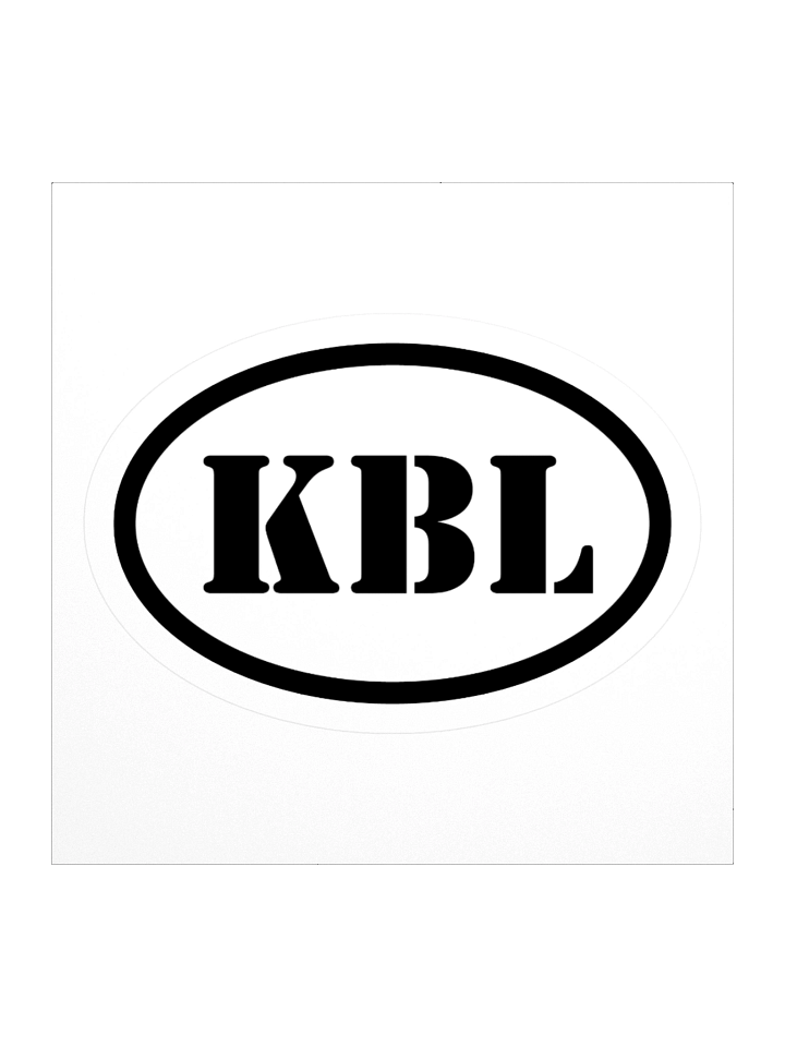 KBL Kabul Sticker product image (1)