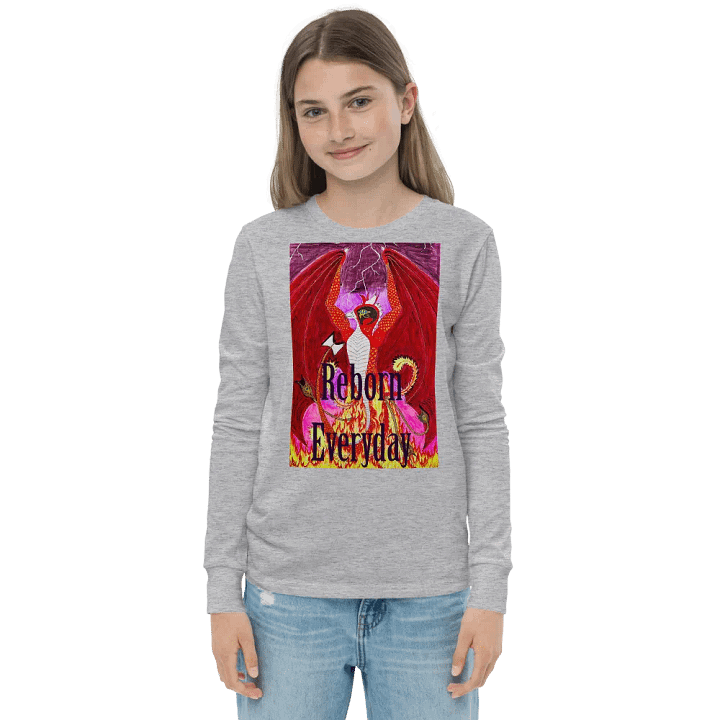 Reborn Everyday Dragon Youth Long Sleeve Tee product image (4)