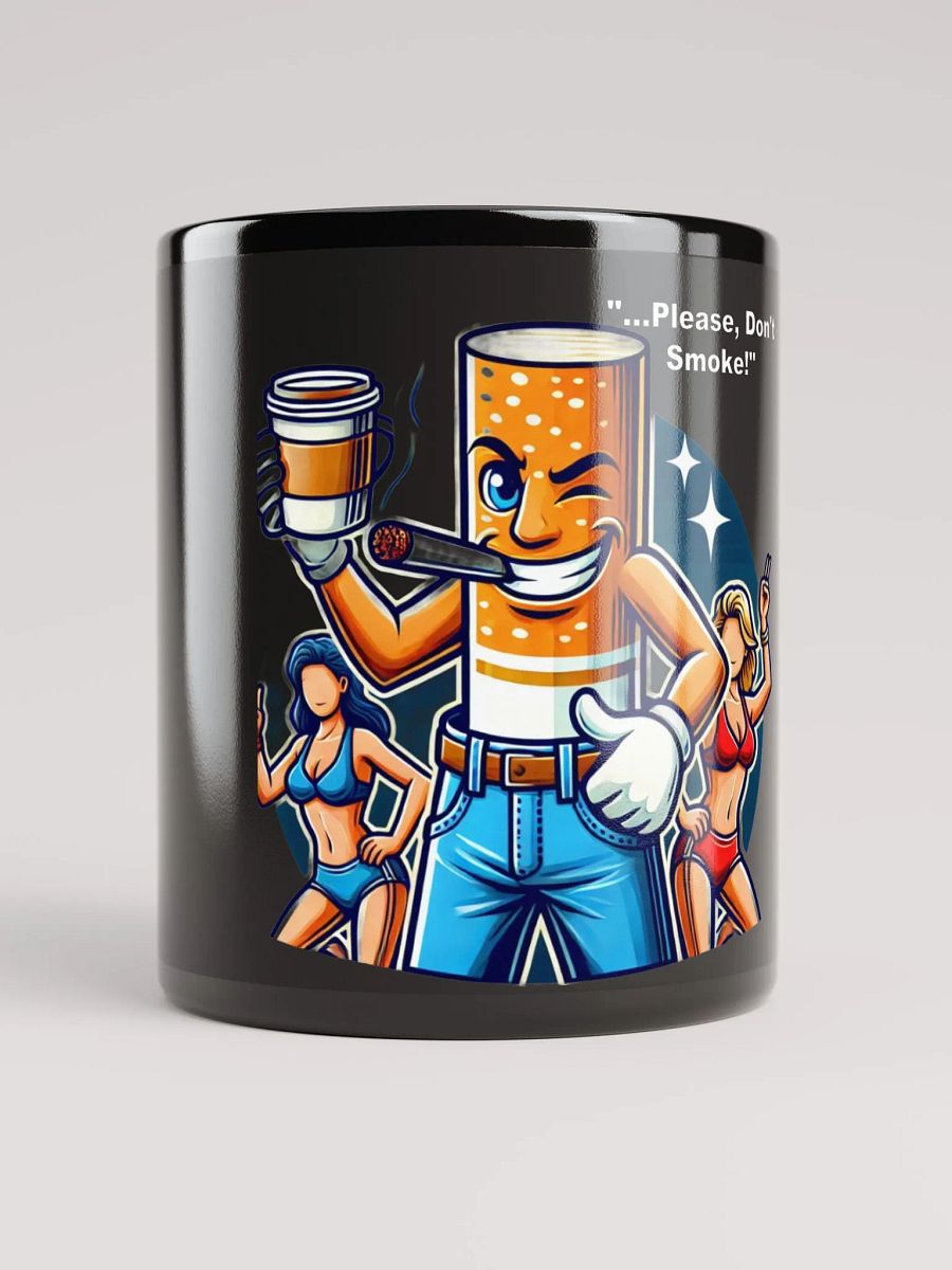 🔥 Official "Bum Status" Black Mug – Don’t Be Livin' off Caffeine & Nicotine! 💀 product image (5)