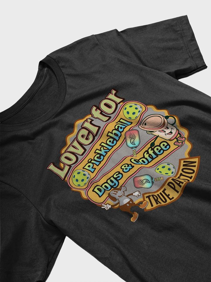 Lover For Pickleball Dogs And Coffee Tee product image (8)