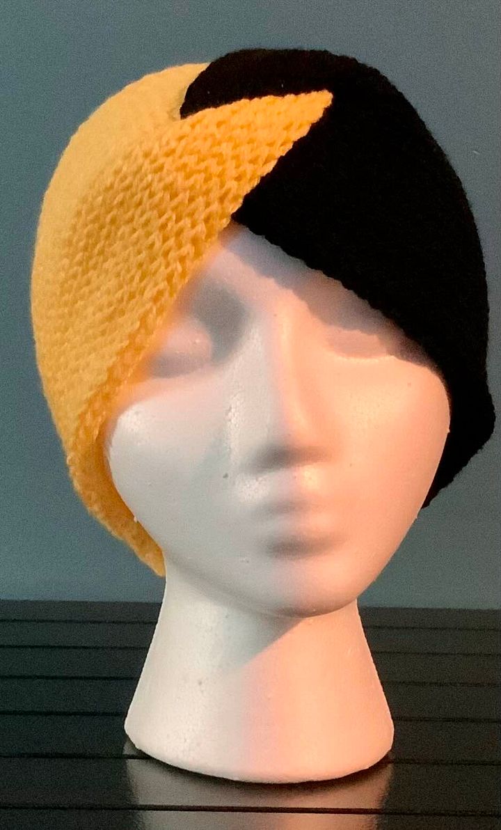Black and Yellow Ear Warmers Regular Width product image (1)