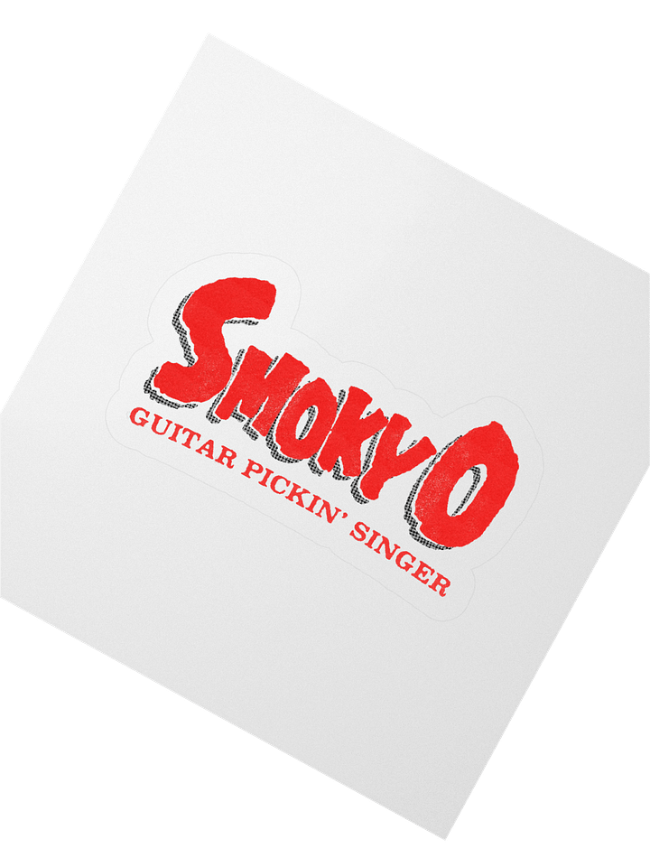 Guitar Pickin' Smoky O Kiss Cut Stickers product image (6)