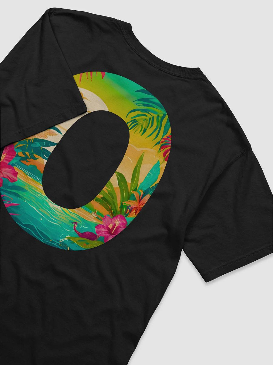 Tropical Sunset Paradise T-Shirt (Letter-O) product image (7)