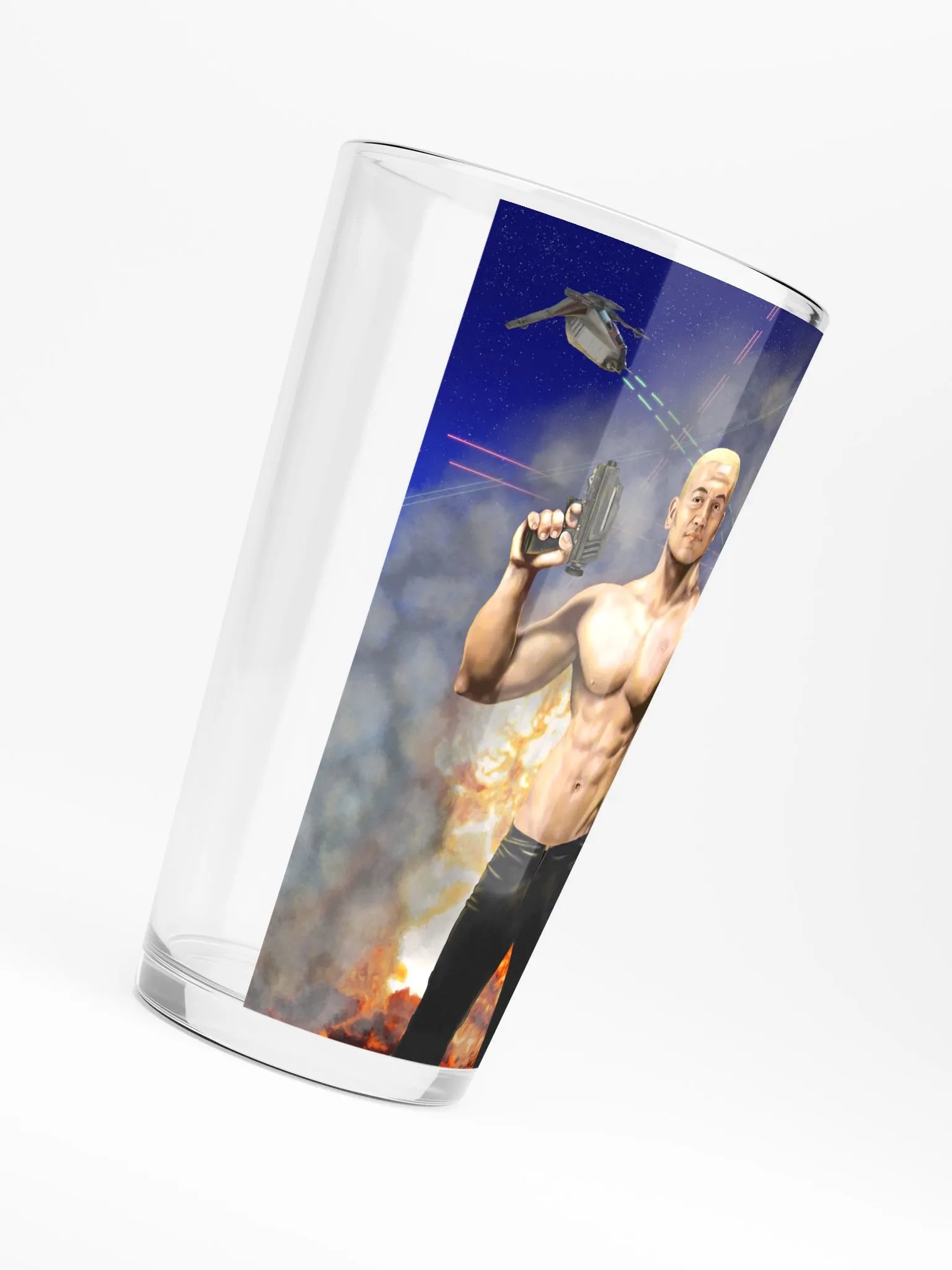 Sexy Rex Pint Glass product image (6)