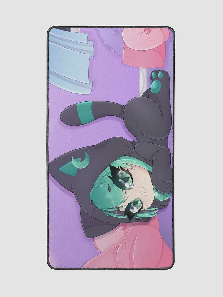 Sleepy Eepy Kitty Mintzey Desk Mat product image (2)