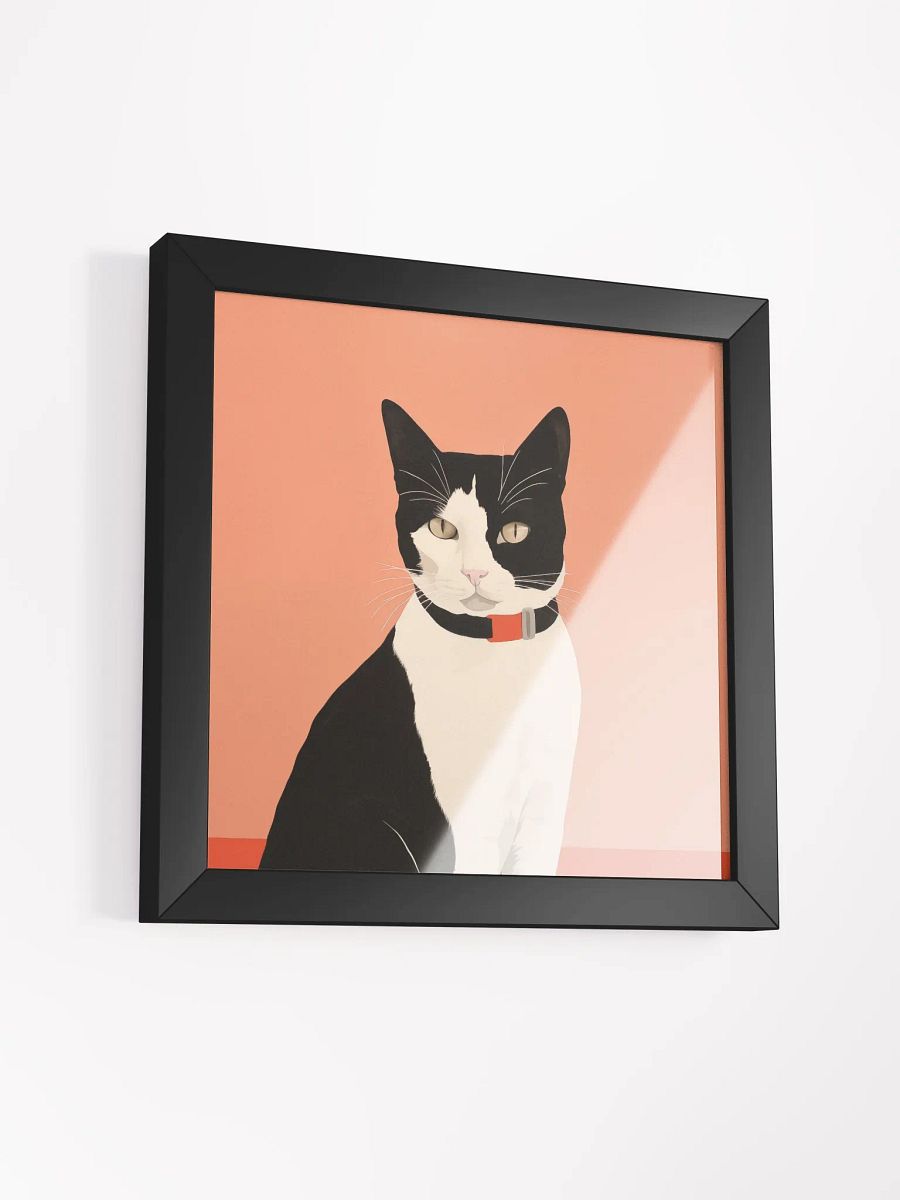 Simplistic Whiskers - Framed Matte Cat Poster product image (34)
