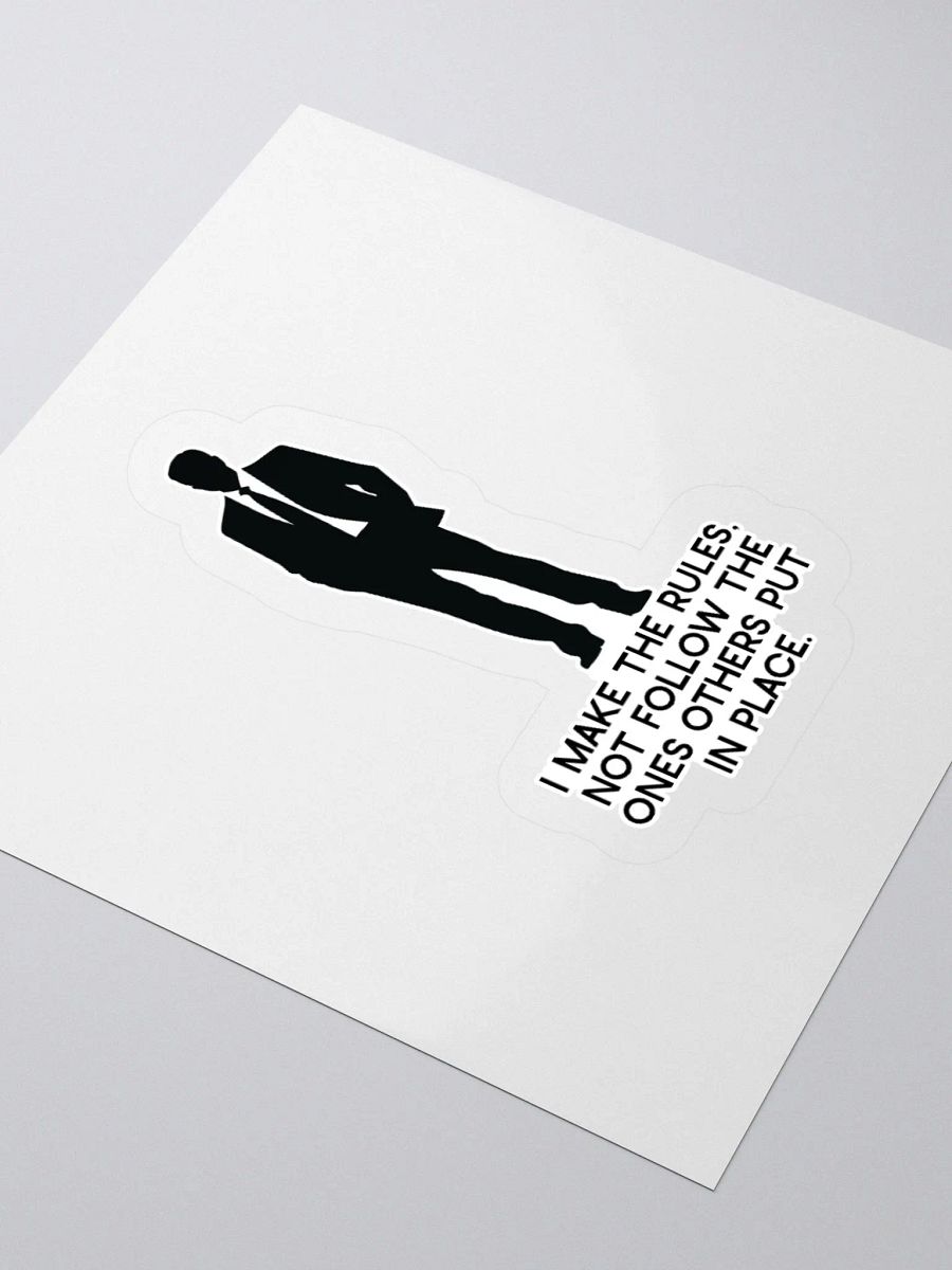 I Make The Rules Sticker product image (3)