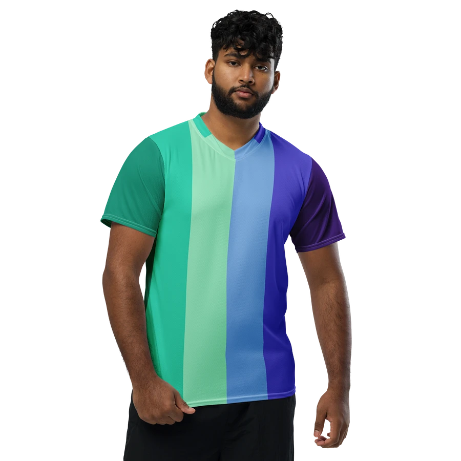 Gay Men's Pride Flag - All-Over Print Jersey product image (2)