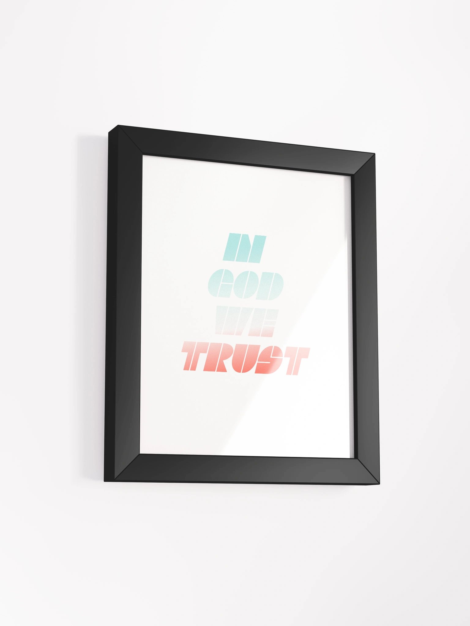 In God We Trust Wall Art Print product image (2)