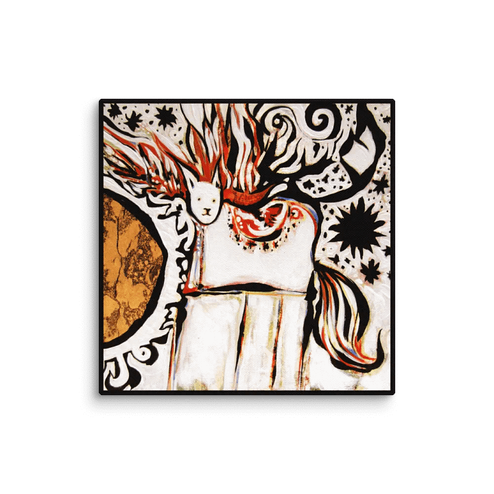 The Night Visit Allcolor Stretched Canvas product image (1)