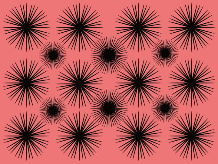 Black Starburst Throw Blanket product image (1)