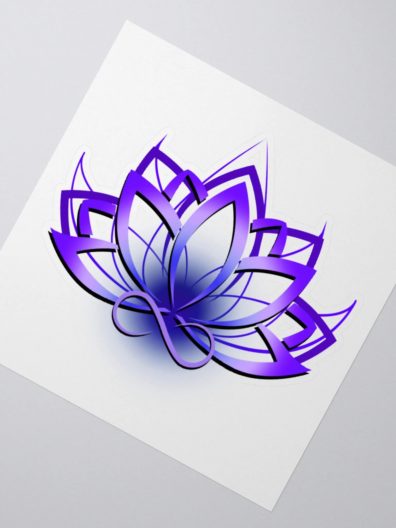 Flexxfinity Lotus KissCut Sticker product image (4)