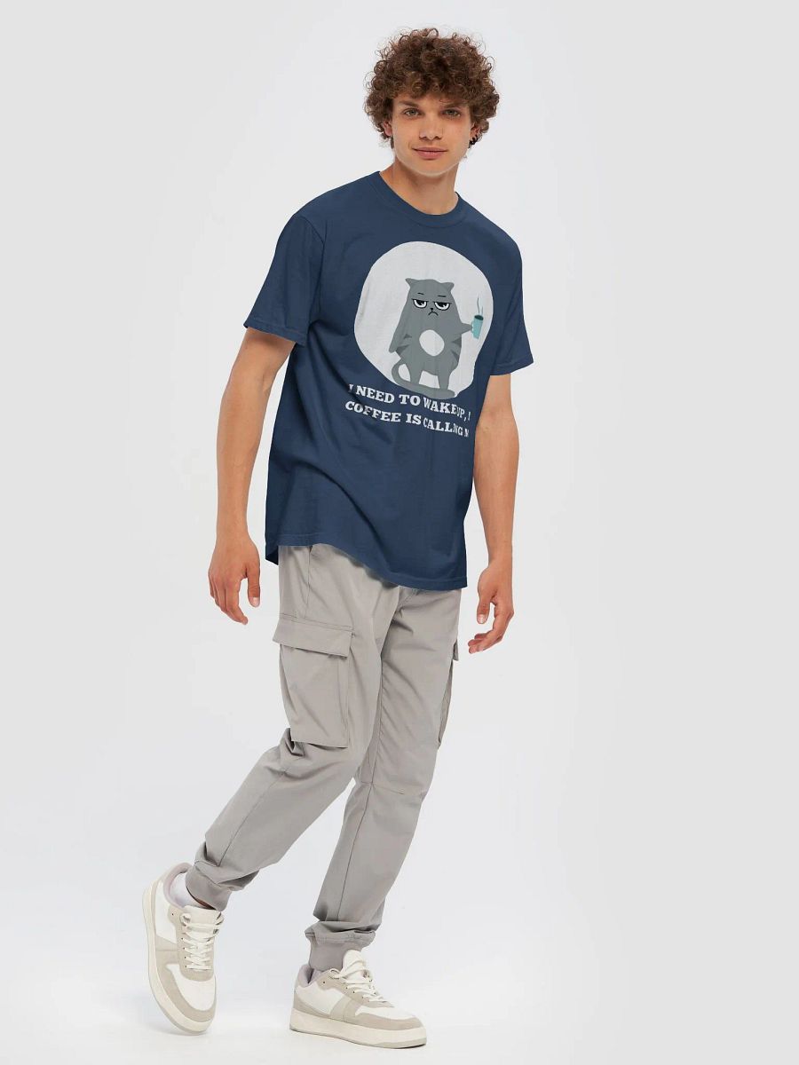 COFFEE IS CALLING ME T-SHIRT (WHITE) product image (79)