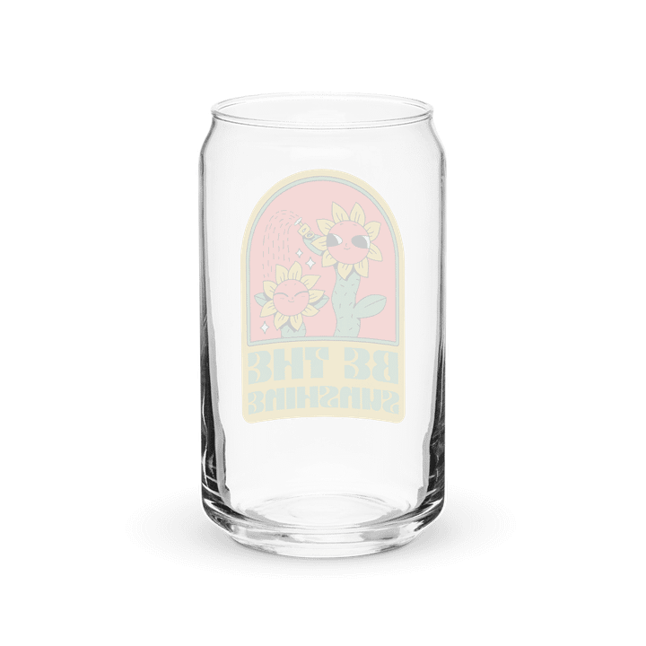 Be the sunshine Can-Shaped Glass product image (6)