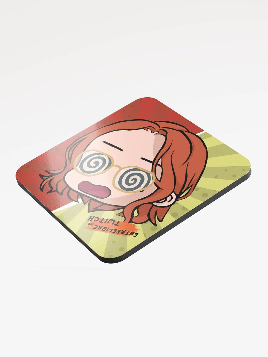 CONFUSED TWITCH EMOJI CORK COASTER product image (3)