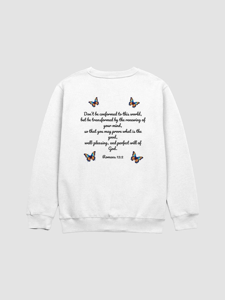 Transformed Butterfly Crewneck (White) product image (2)