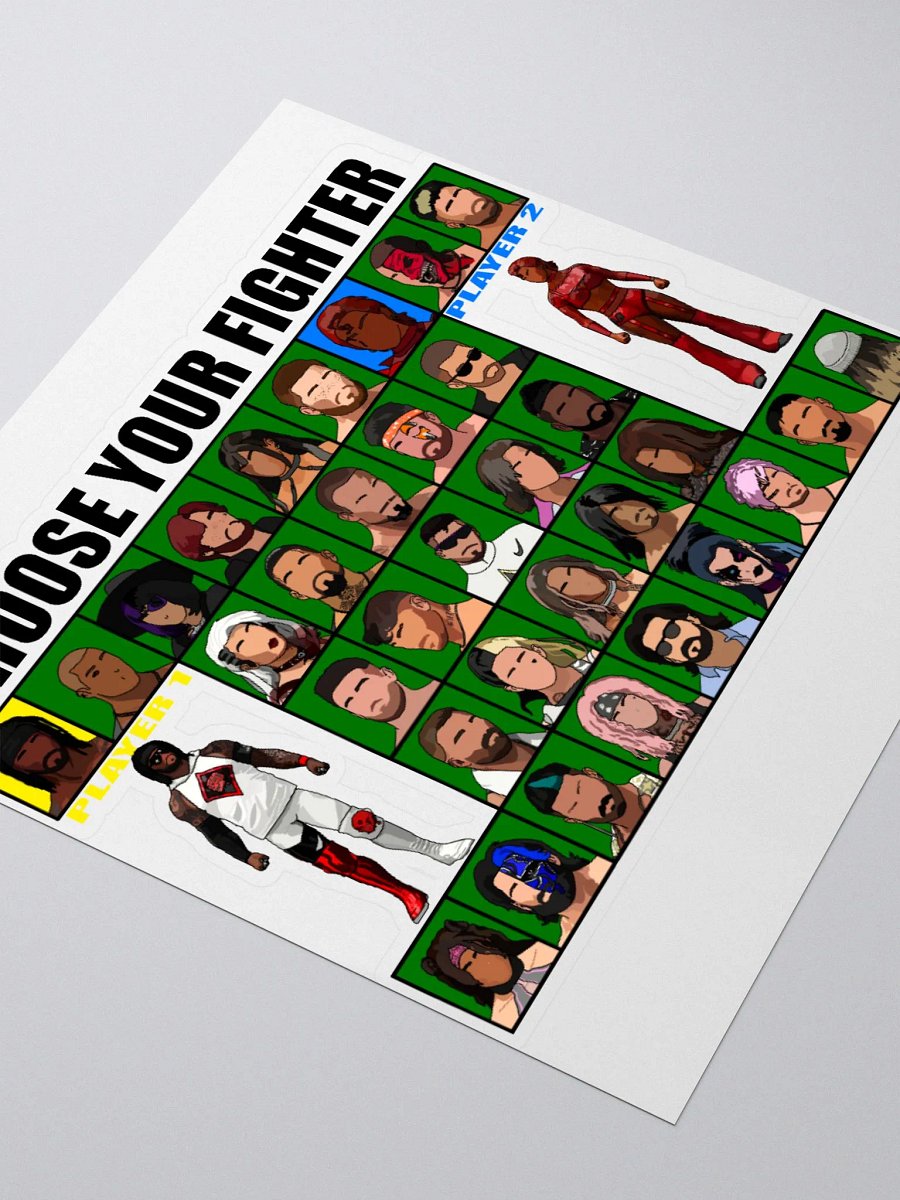 PEPW Choose Your Fighter Judah x Skaar Sticker product image (3)