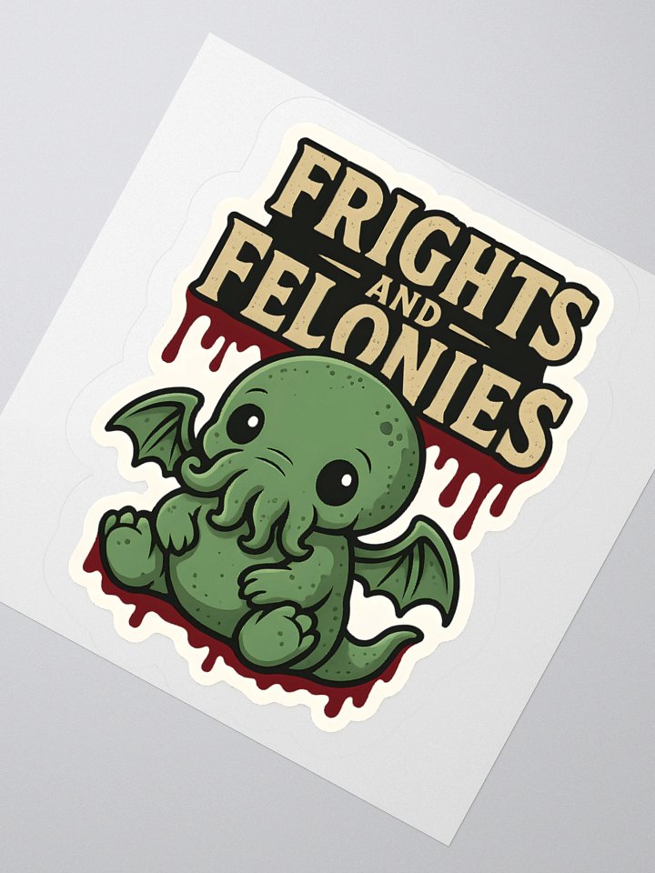 Frights and Felonies Creature Kiss Cut Stickers product image (5)