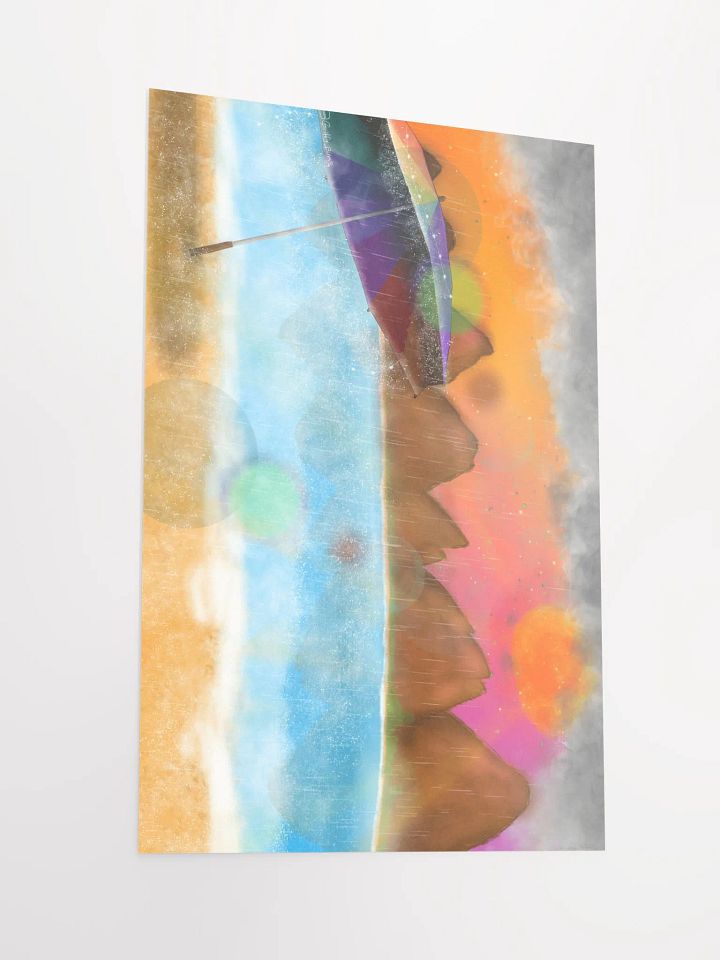 Rainy Beach Poster product image (2)