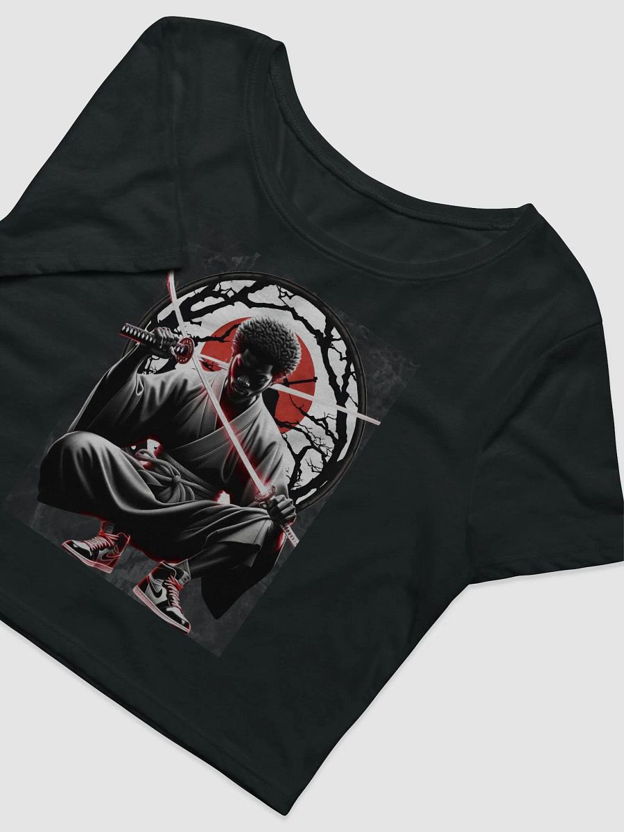 Black Samurai Crop Top Tee product image (3)