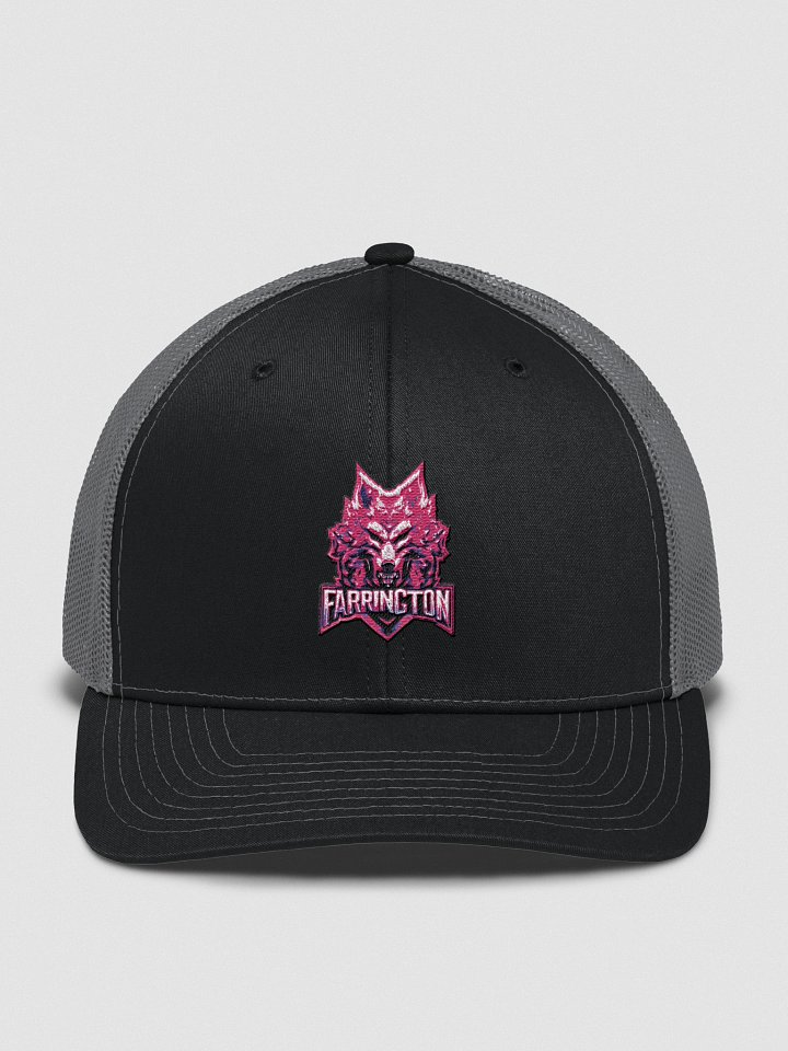Pinky/Purple Wolf Emblem Trucker Hat product image (2)