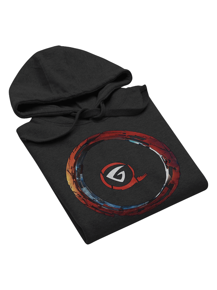 Fragmented Emblem Hoodie, Unisex Graphic Pullover, Unique Gift Idea product image (5)