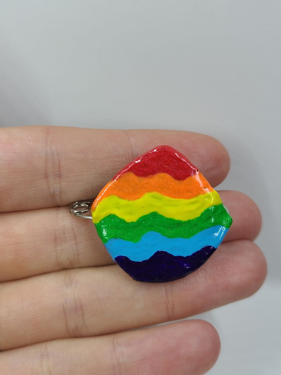 Pride bottle cap pin product image (2)