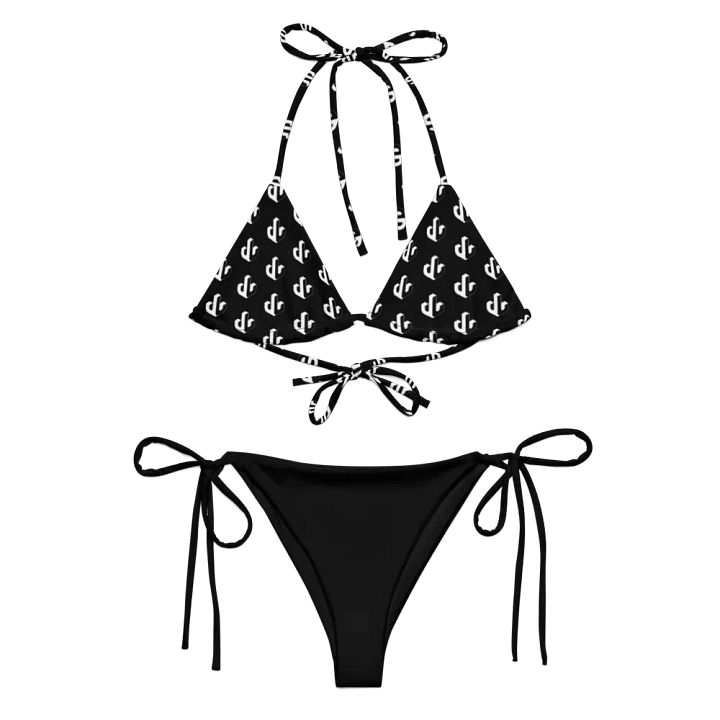 Official Joshy J Womens All Over Logo Top Bikini product image (2)