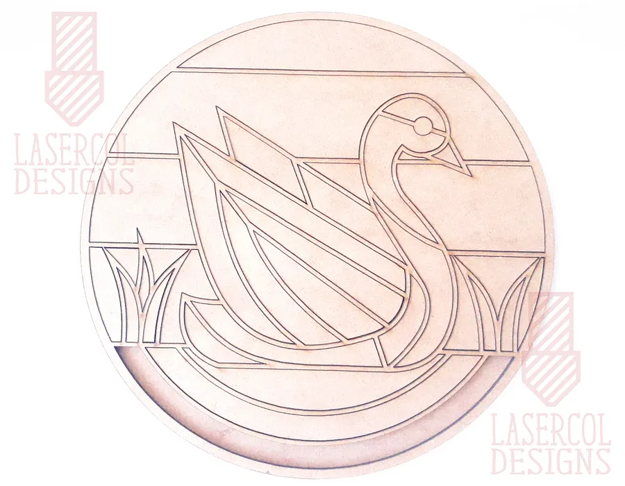 Swan Paint Kit DIY - Laser Cut Files product image (10)