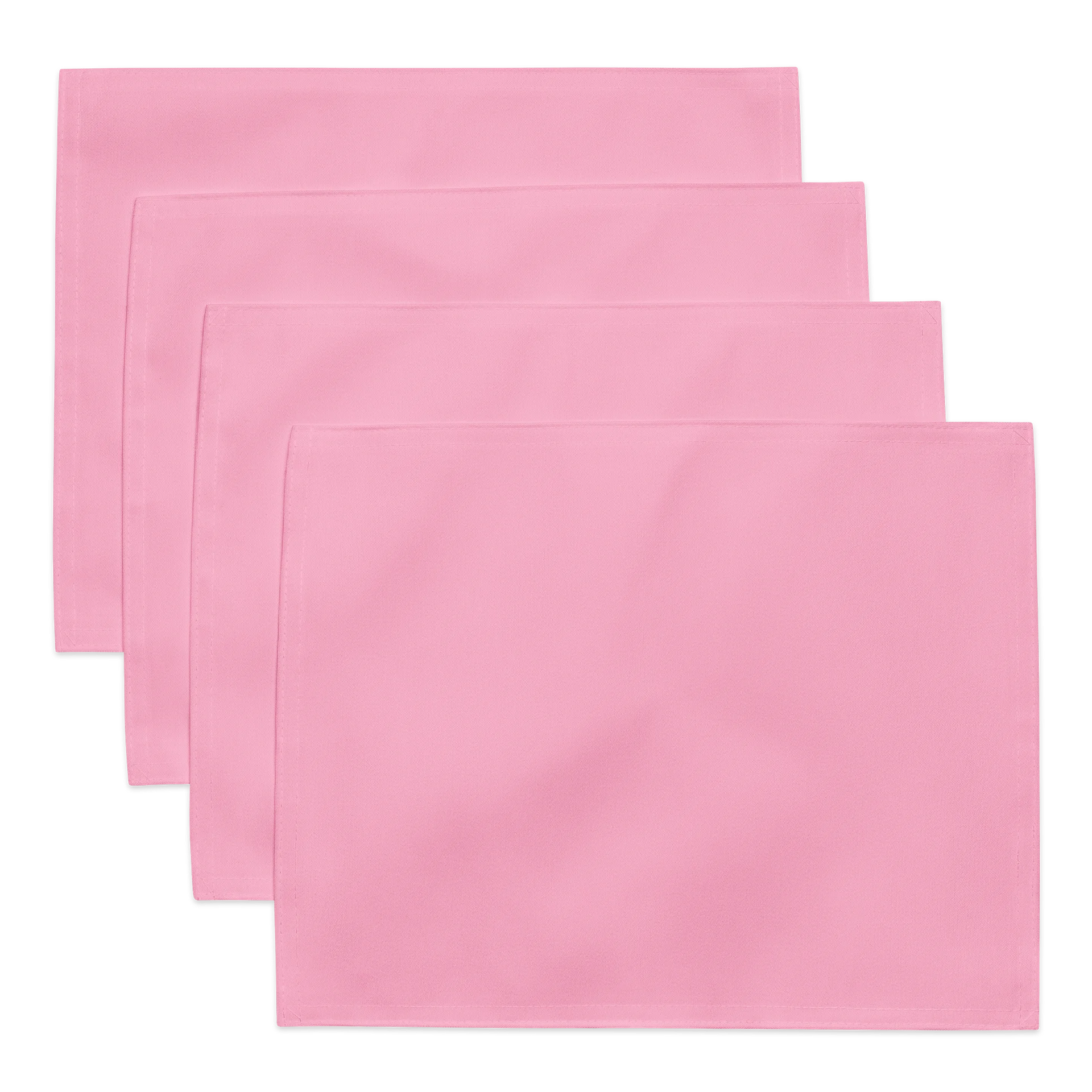 Pink Solid Color Cloth Placemats (Set of 4) product image (1)