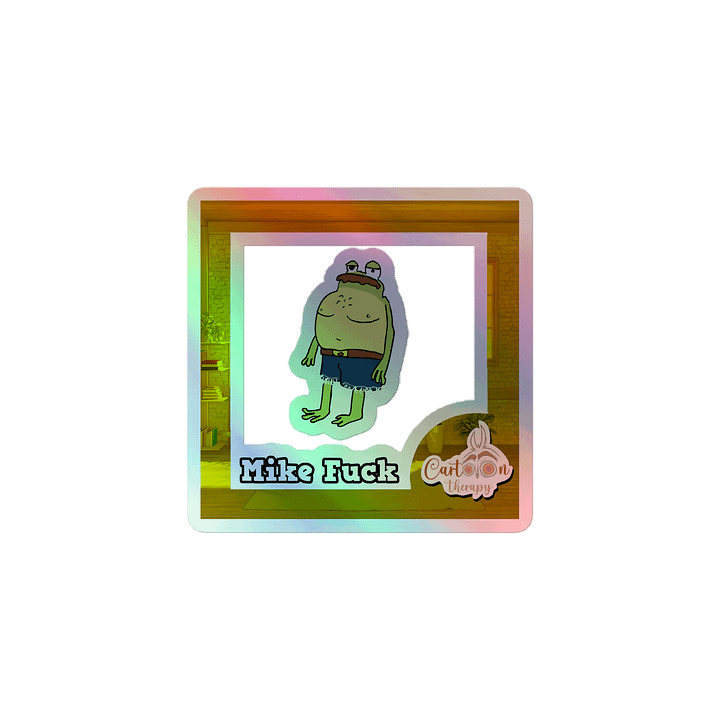 Mike Fuck Holographic Sticker (Sticker Club) product image (1)