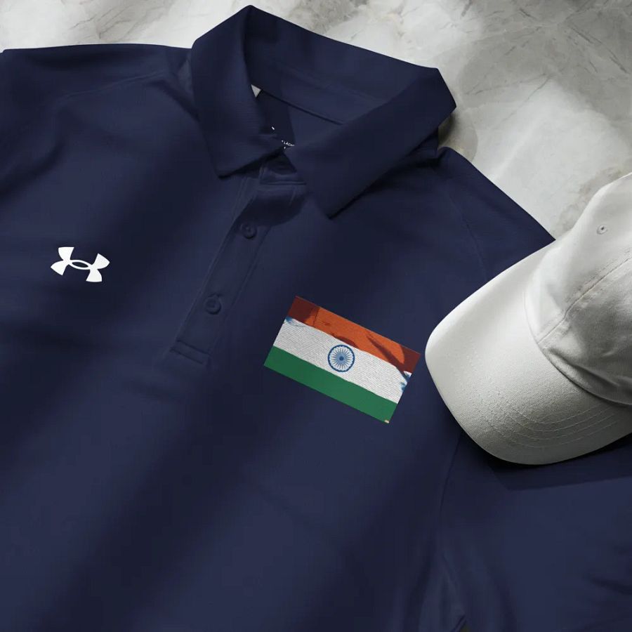 Saffron Wheel Men's Polo product image (5)
